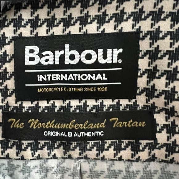 Barbour - Plaid Button Down Silk Blend Shirt Blouse Sz 36 - Picture 7 of 9